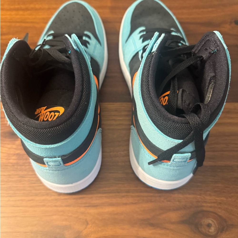 Nike Jordan 1 Zoom CMFT 2 Bleached Aqua Bright Citrus- Bought New Never Worn - Picture 5 of 8